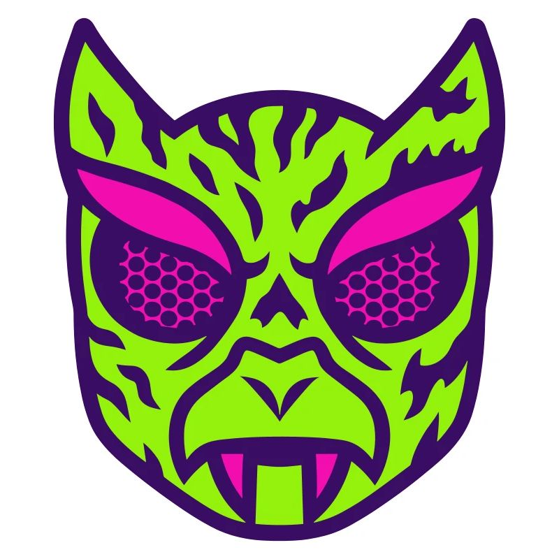 Neon Viper Mask