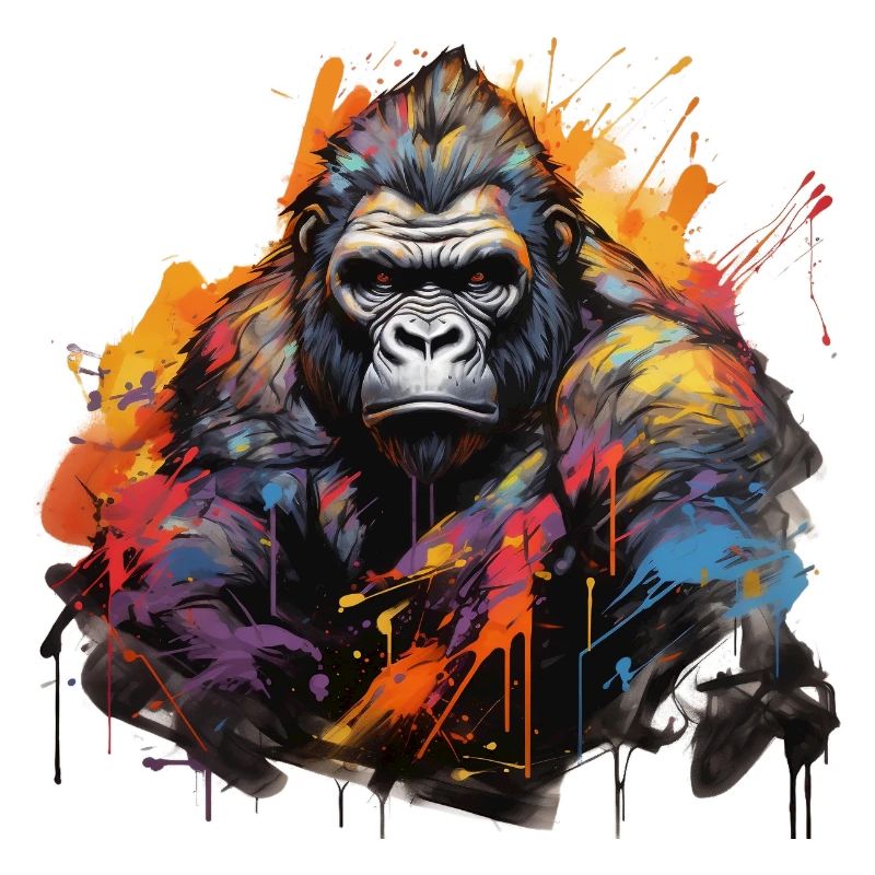 Stoic Gorilla. Graffiti-style wisdom.
