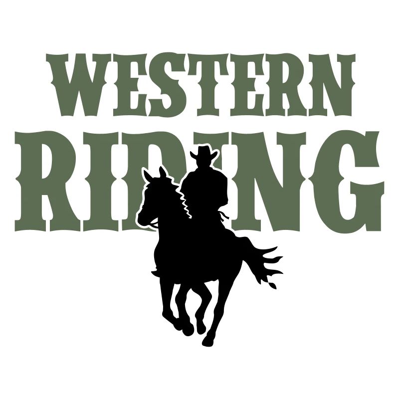Western Reiten Mann