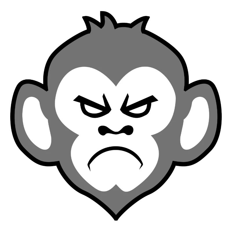 Grumpy Monkey