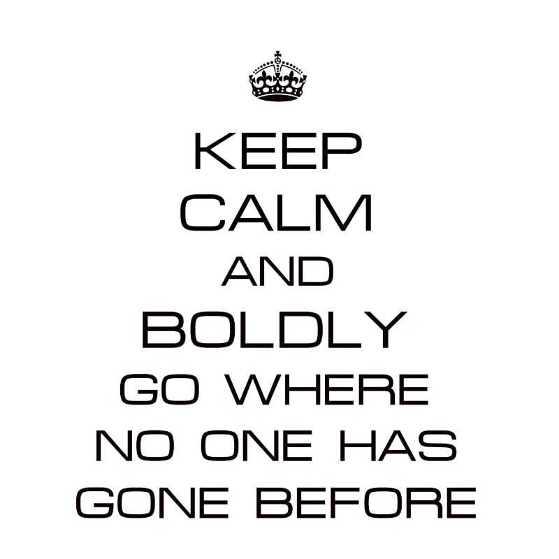 Keep calm Star Trek
