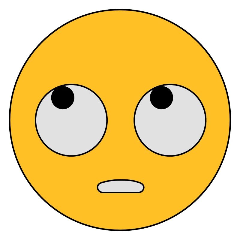 Emoji dein Ernst - Der Augenroller