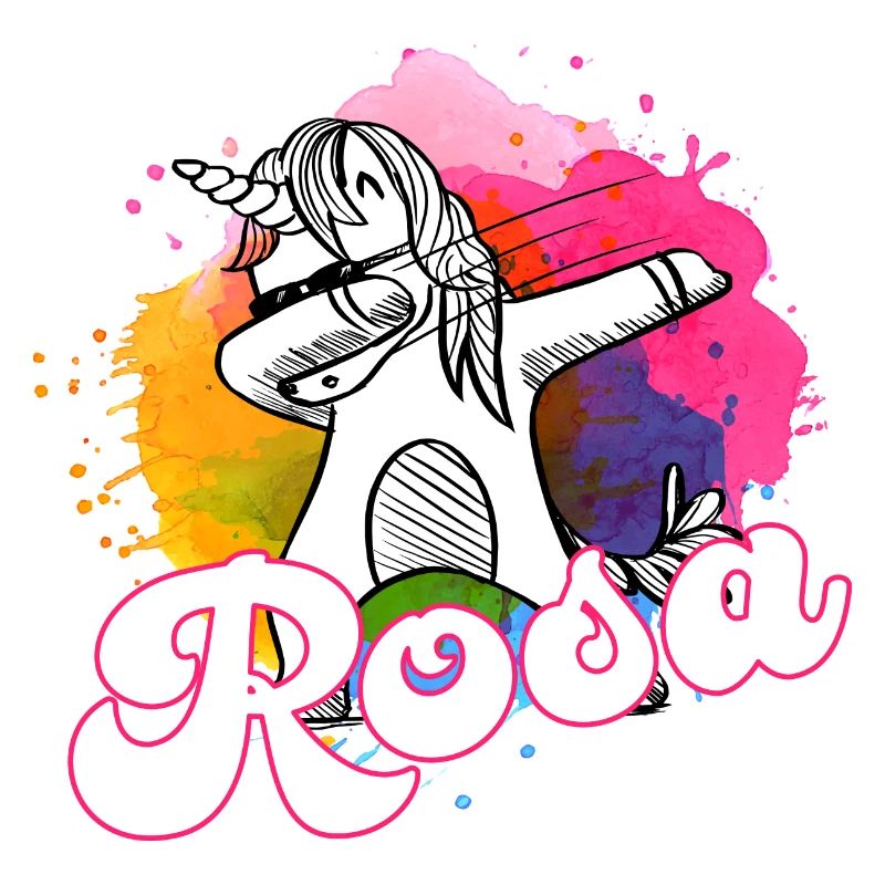 ROSA - Beau nom avec licorne dabbing