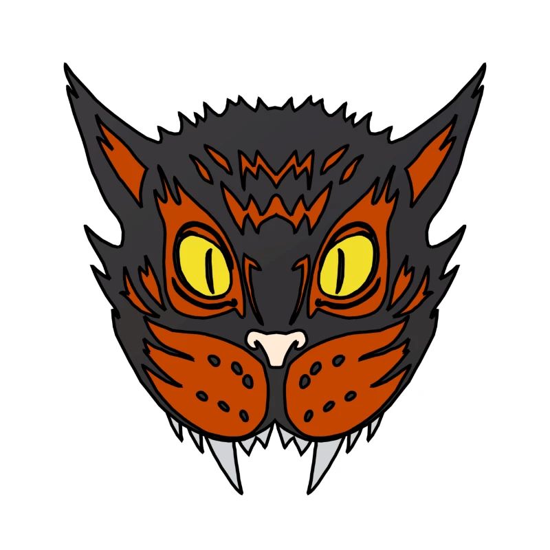 Chat effrayé