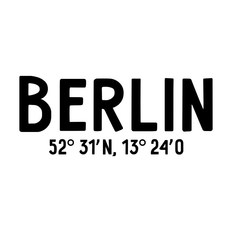 Berlin Coordinates - Berlin Bear