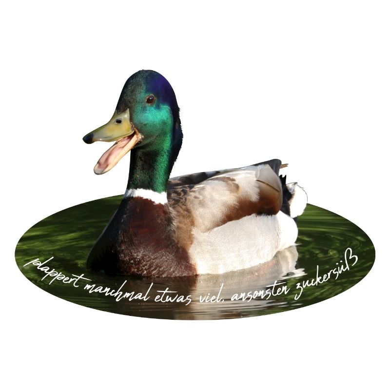 Plappermaul babble chatter duck