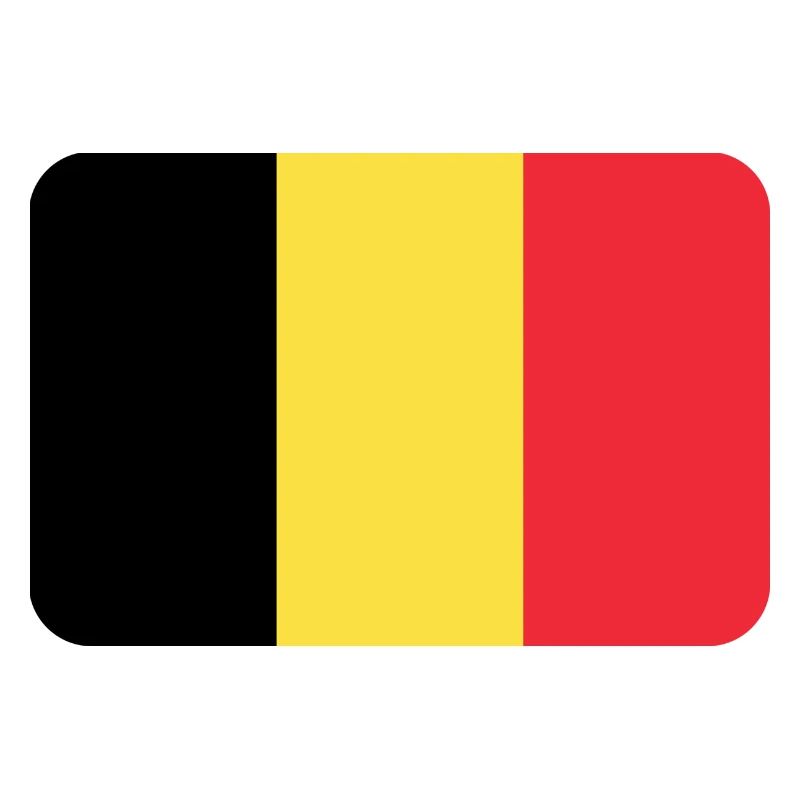 BELGIUM FLAG round corner 400 dpi