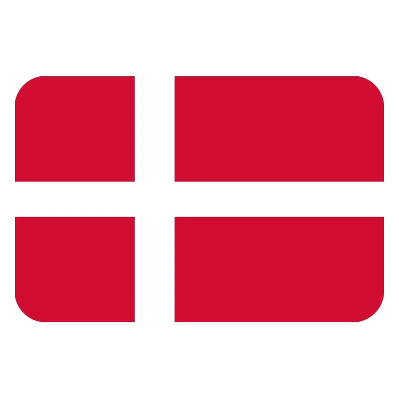 DENMARK FLAG round corner 400 dpi