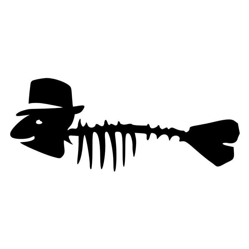 fischgraete mit hut