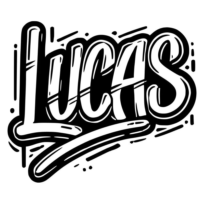 Lucas Name Vorname Graffiti
