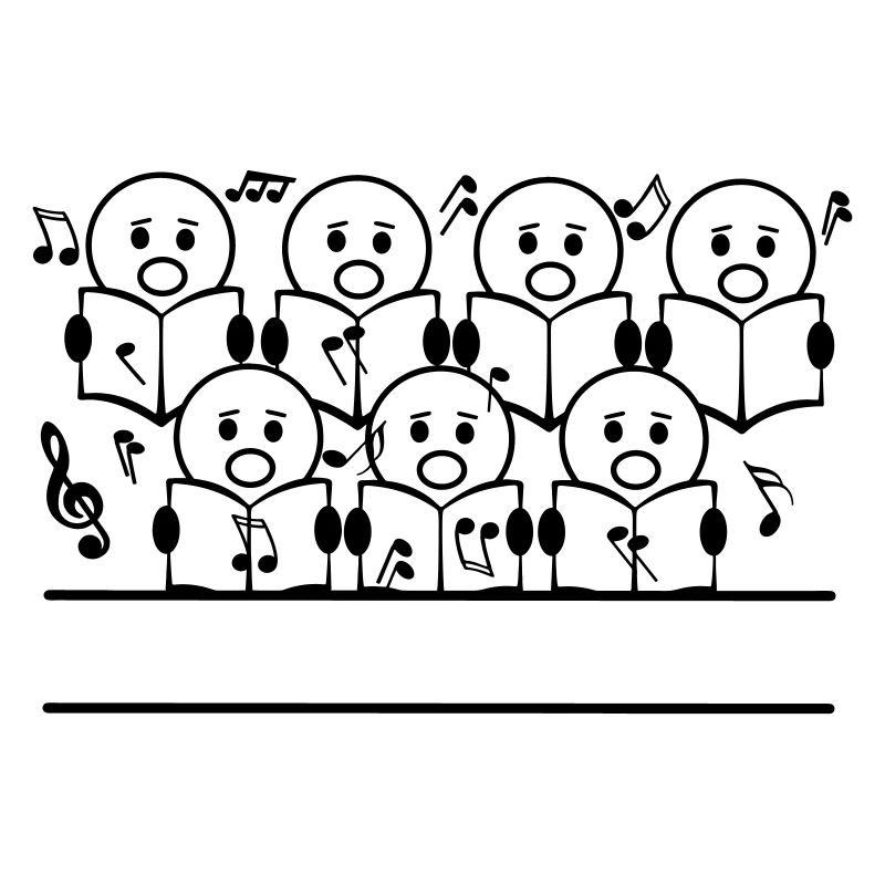 Chœur sept chanteurs bannière