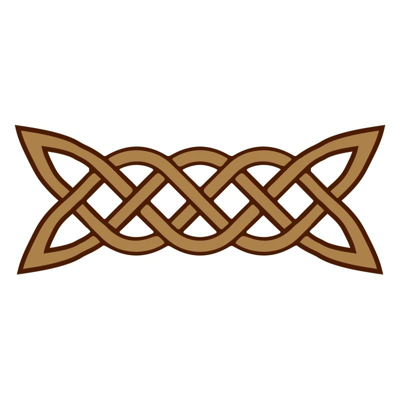 Celtic knot pattern
