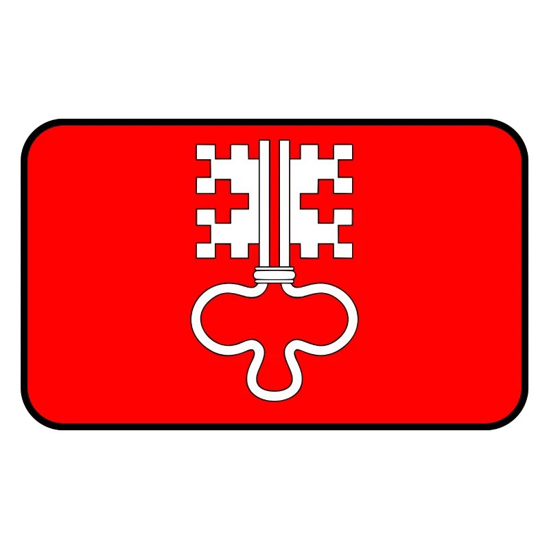 Flaggenvignette oder Logo von Nidwalden