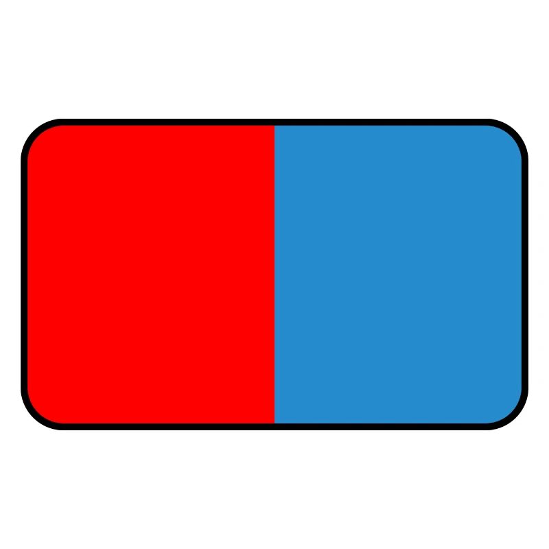 Flaggenvignette oder Logo des Tessins