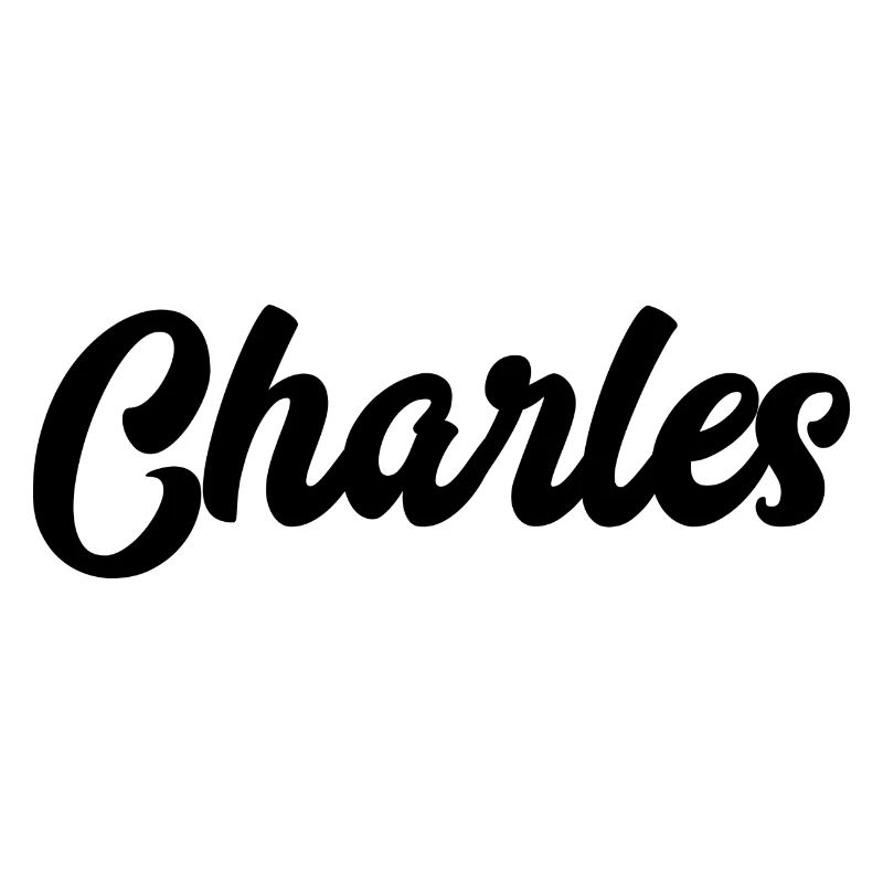 Charles benutzerdefinierte Text Geburtstag Name