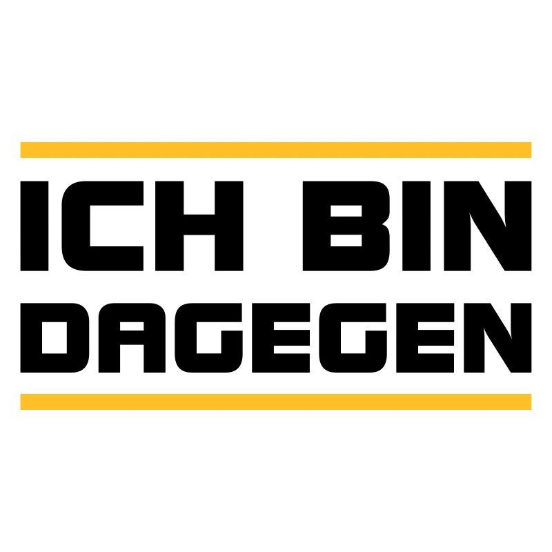 Ich bin dagegen -V2