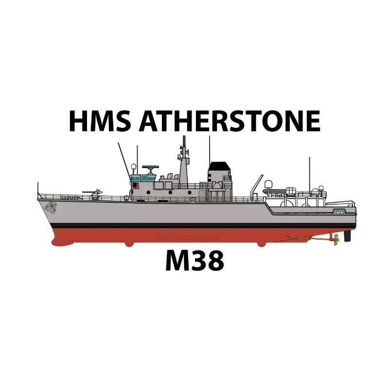 HMS ATHERSTONE - M38 - HUNT CLASS