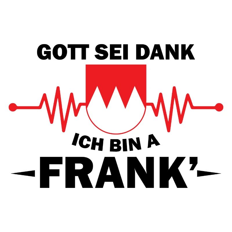Gott sei Dank ich bin ein Frank Geschenk Design