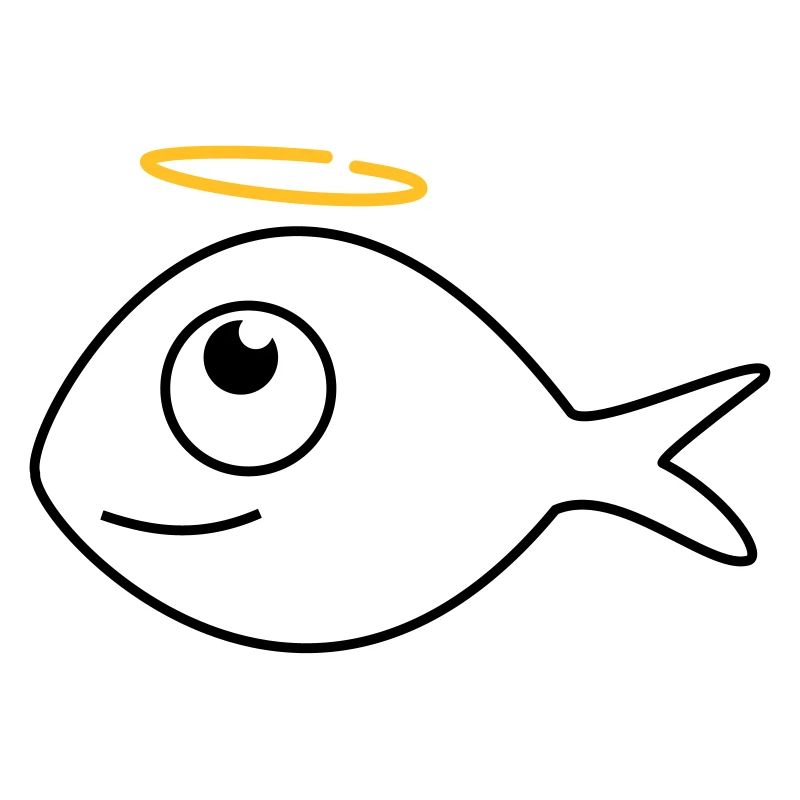 Fisch Ronny der Engel