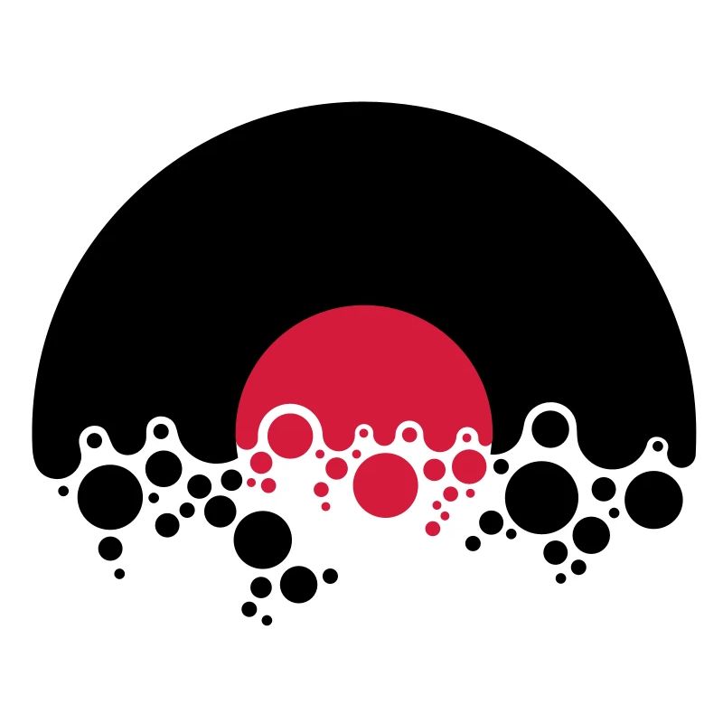 Vinyl Schallplatte bubbles