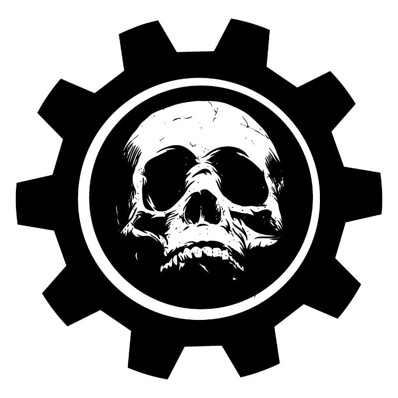 Cogwheel skull
