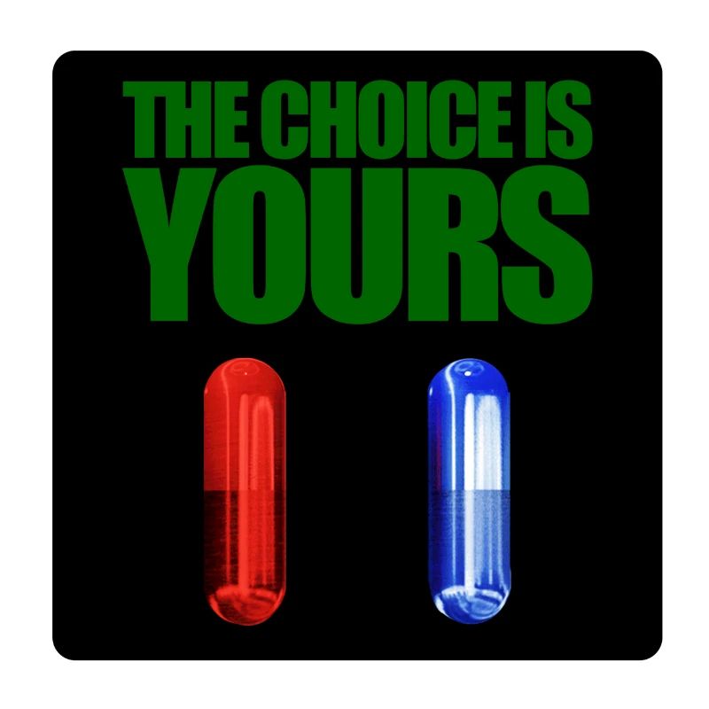 Matrix rote oder blaue Pille