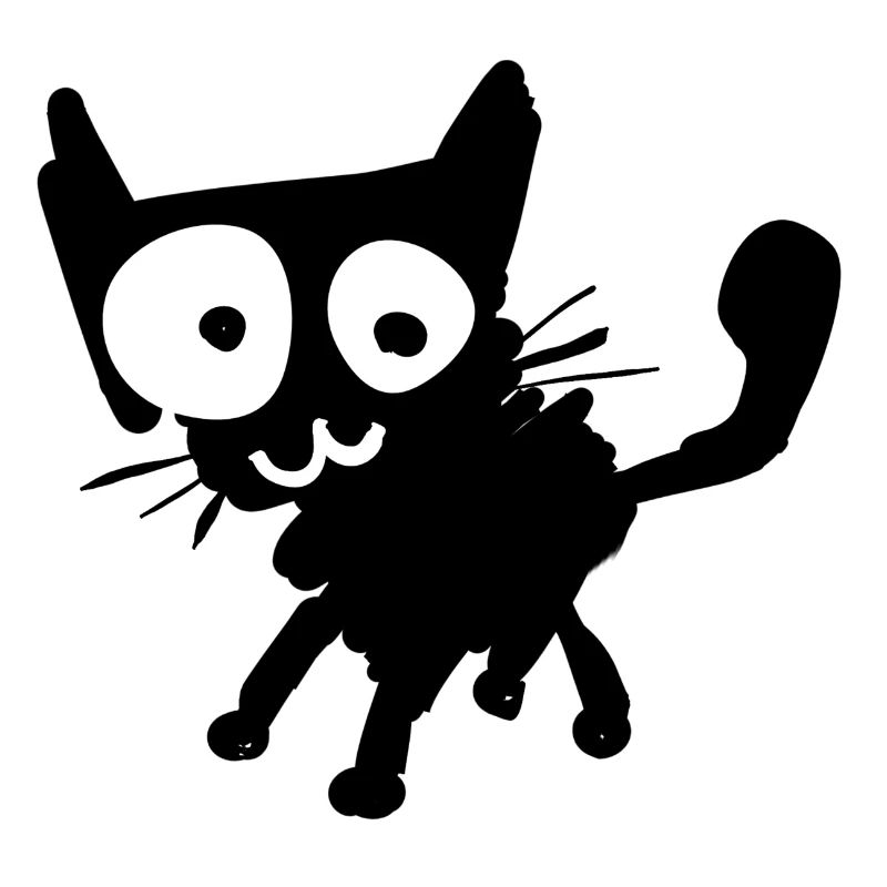 Cat black