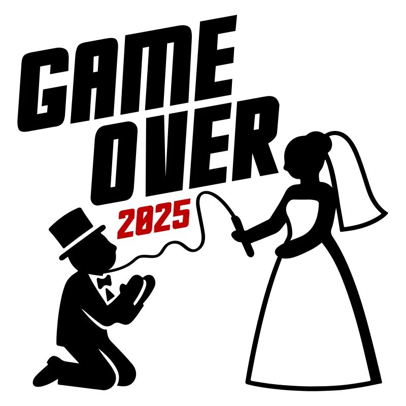 Game Over 2025 Ehe Paar Hochzeit