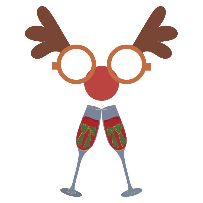 Weihnachtsdesign-Geschenkidee-Feier
