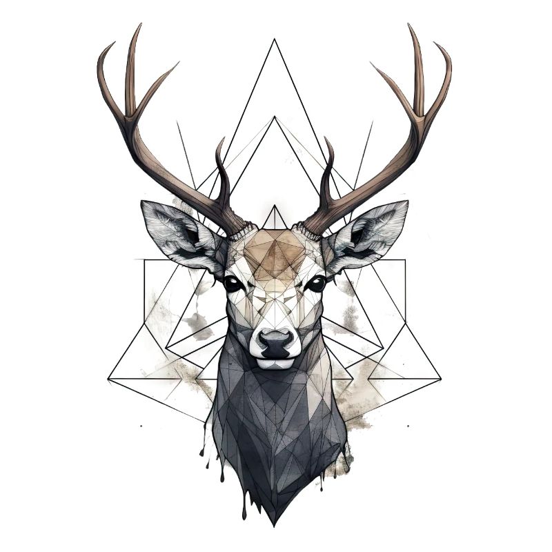 Hirsch Geometrisch