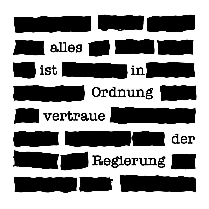 Vertraue deiner Regierung - Zensur Verschwörung