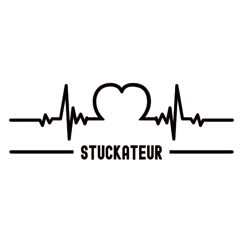 Herzschlag Stuckateur Herz Bester Mann Stukkateur