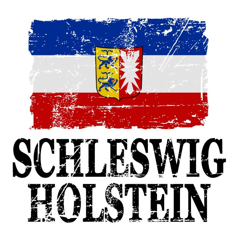 Schleswig Holstein drapeau - drapeau