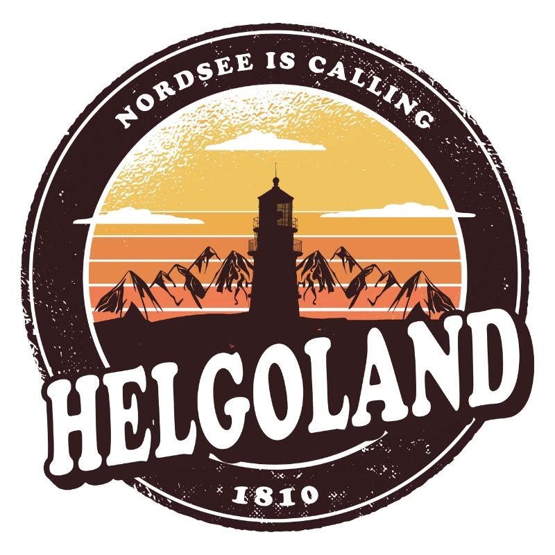 Helgoland Sunset Design / Geschenkidee