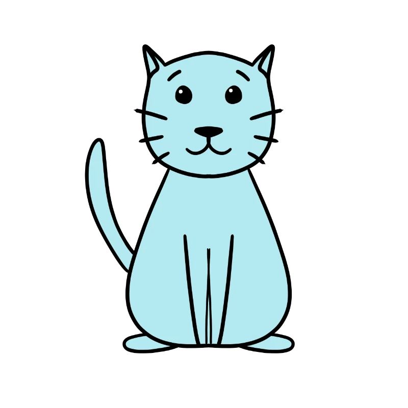 chat mignon simple