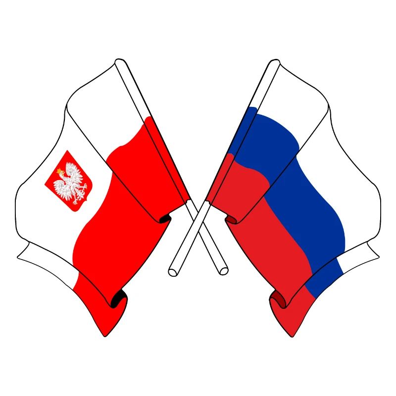 Drapeau Pologne, Russie