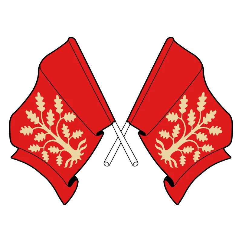Drapeaux croisés de la conception symbolique d’Agder