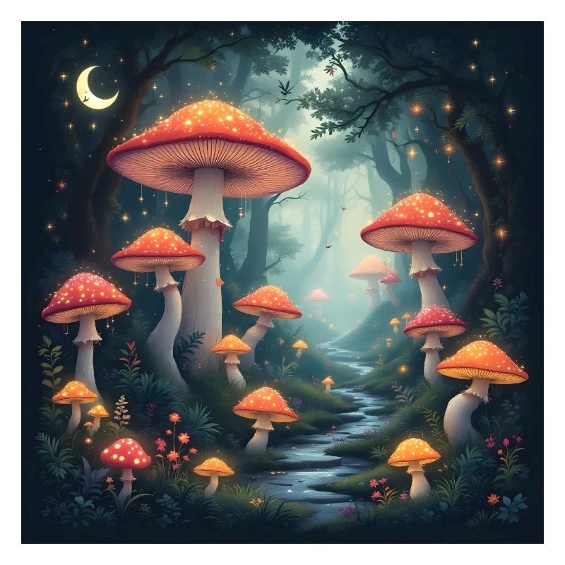 Forêt de champignons