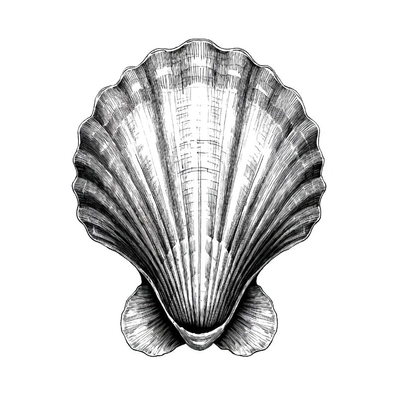Stunning shell illustration