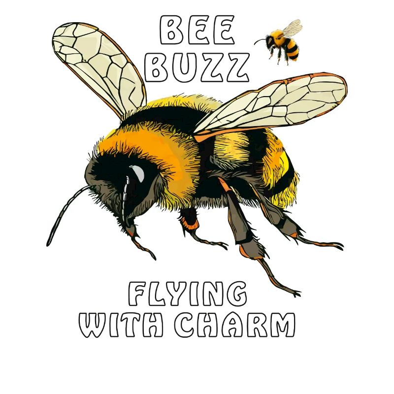 BUMBLEBEES BEE BUZZ FLYING WITH CHARM