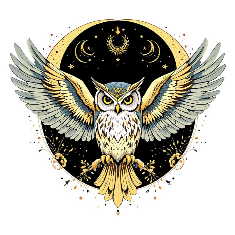 Boho Eule