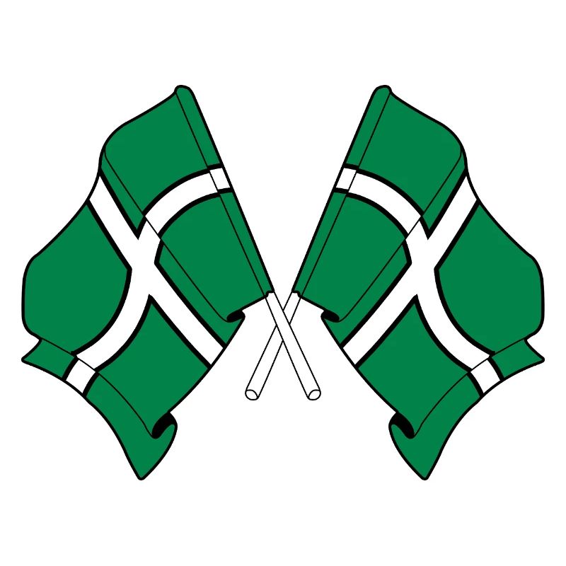 Drapeaux croisés du Devon