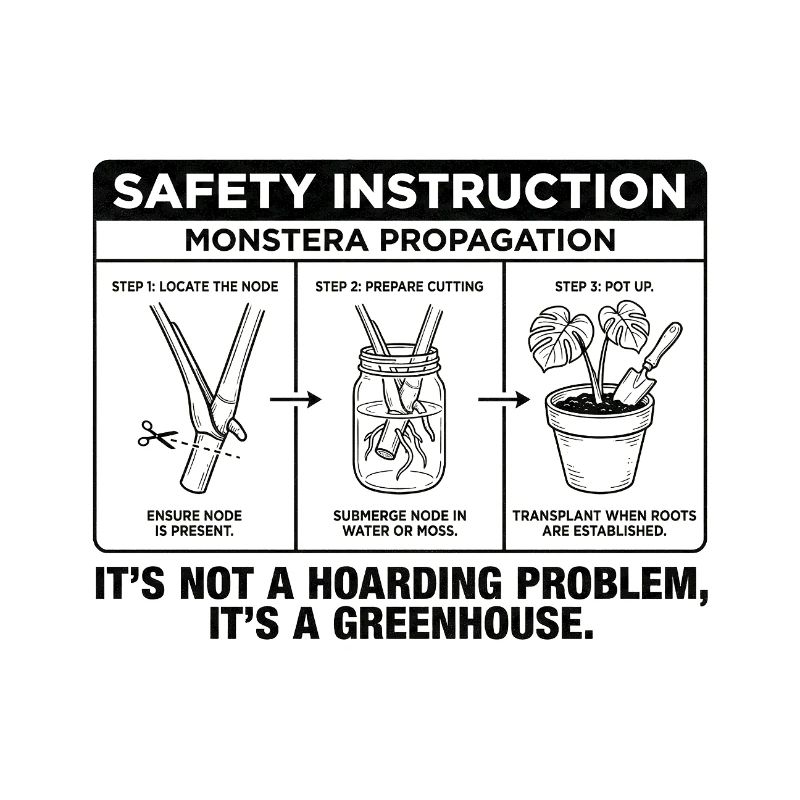 Guide de propagation de la monstera : c’est une serre, pas