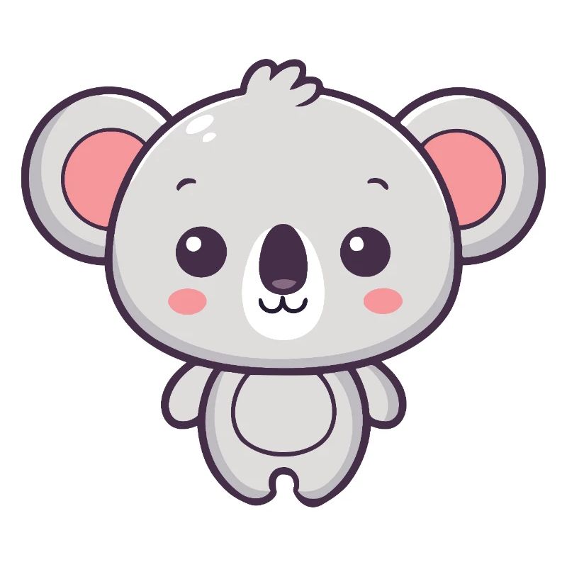 Koala Doux Pastel Dessin