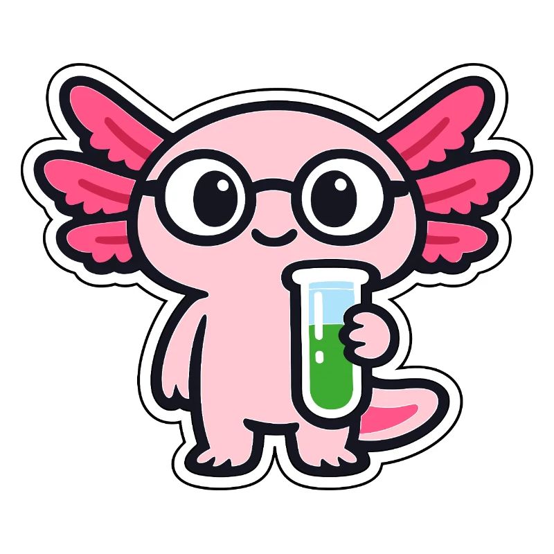 Small Labcreature with wings axolotl