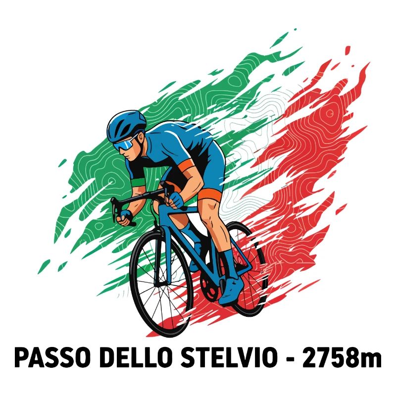 Passo dello Stelvio Climber Colour Burst
