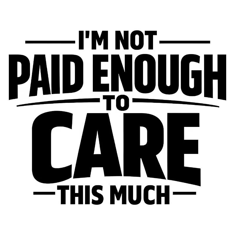 I don't care middle finger statement