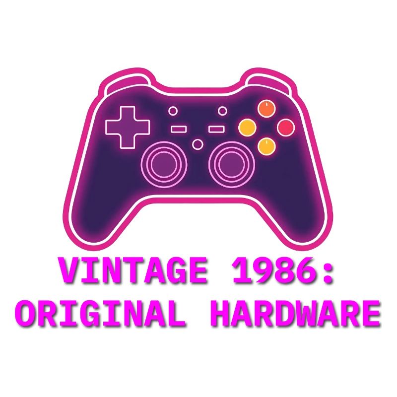 Neon Controller 1986 Retro – 40. Geburtstag