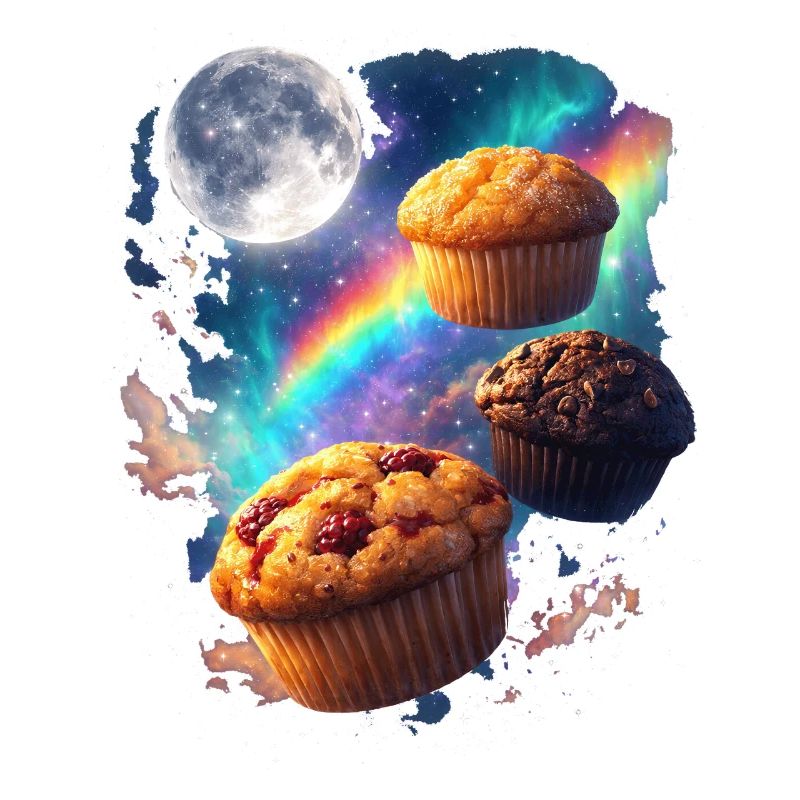Space muffins cosmic delight