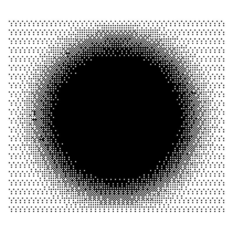 Design des points de soleil noirs